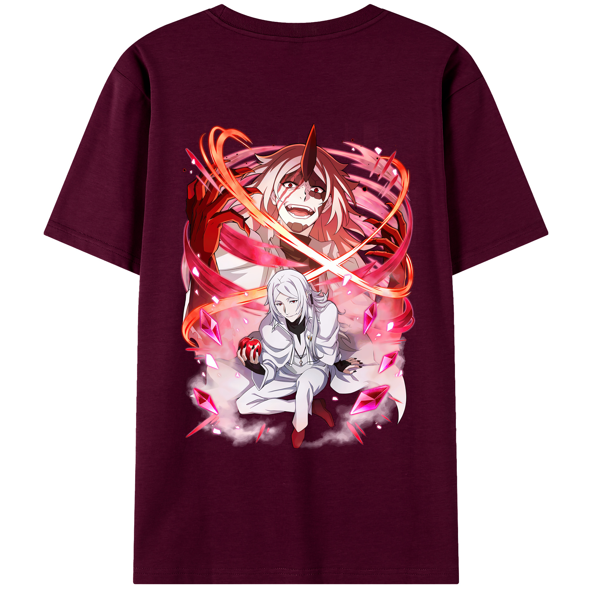 （画像用） 文豪ストレイドッグス Bungo Stray Dogs レディース半袖Tシャツ(バックプリント)